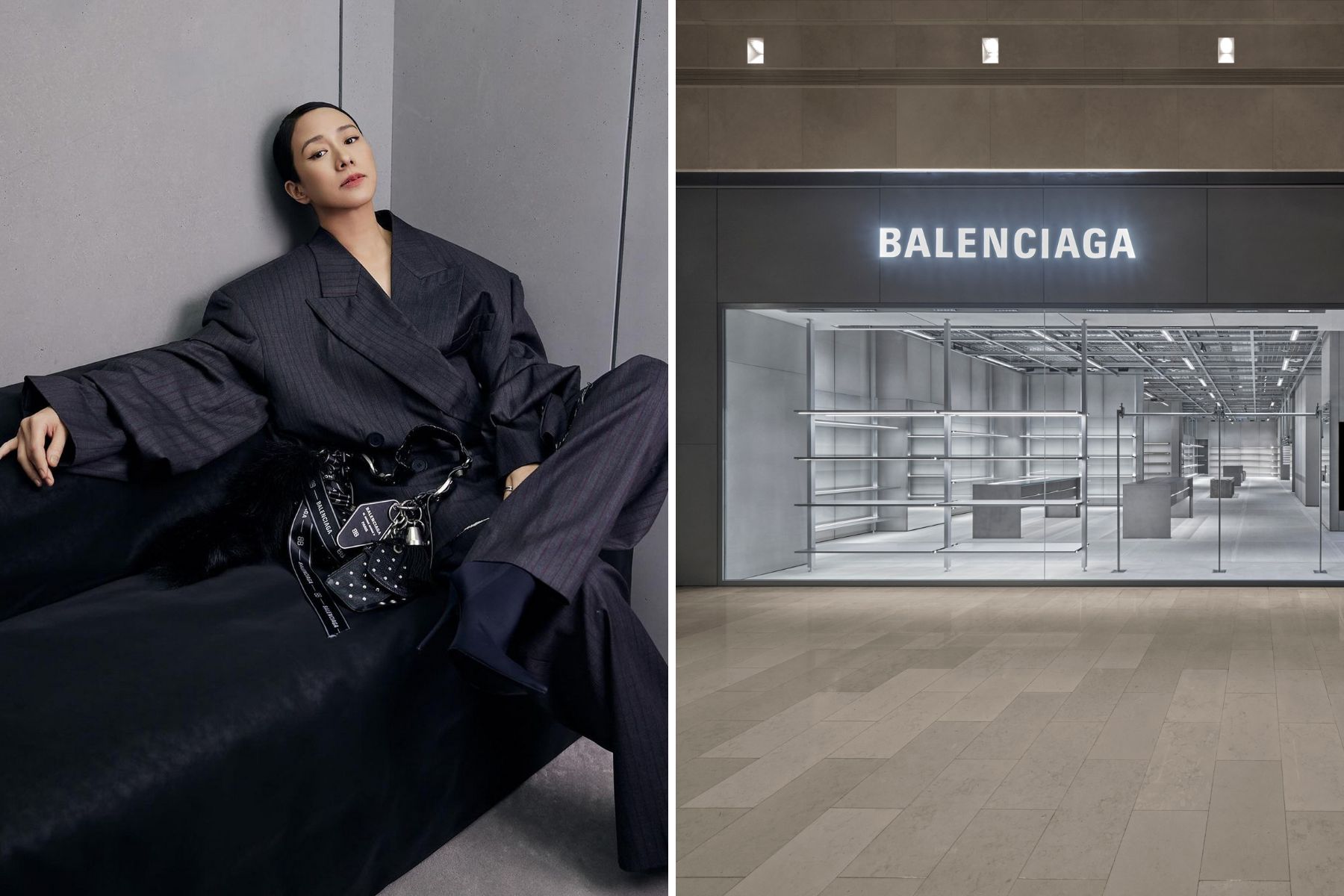 金馬滿貫影后林嘉欣出席Balenciaga全新101專賣店