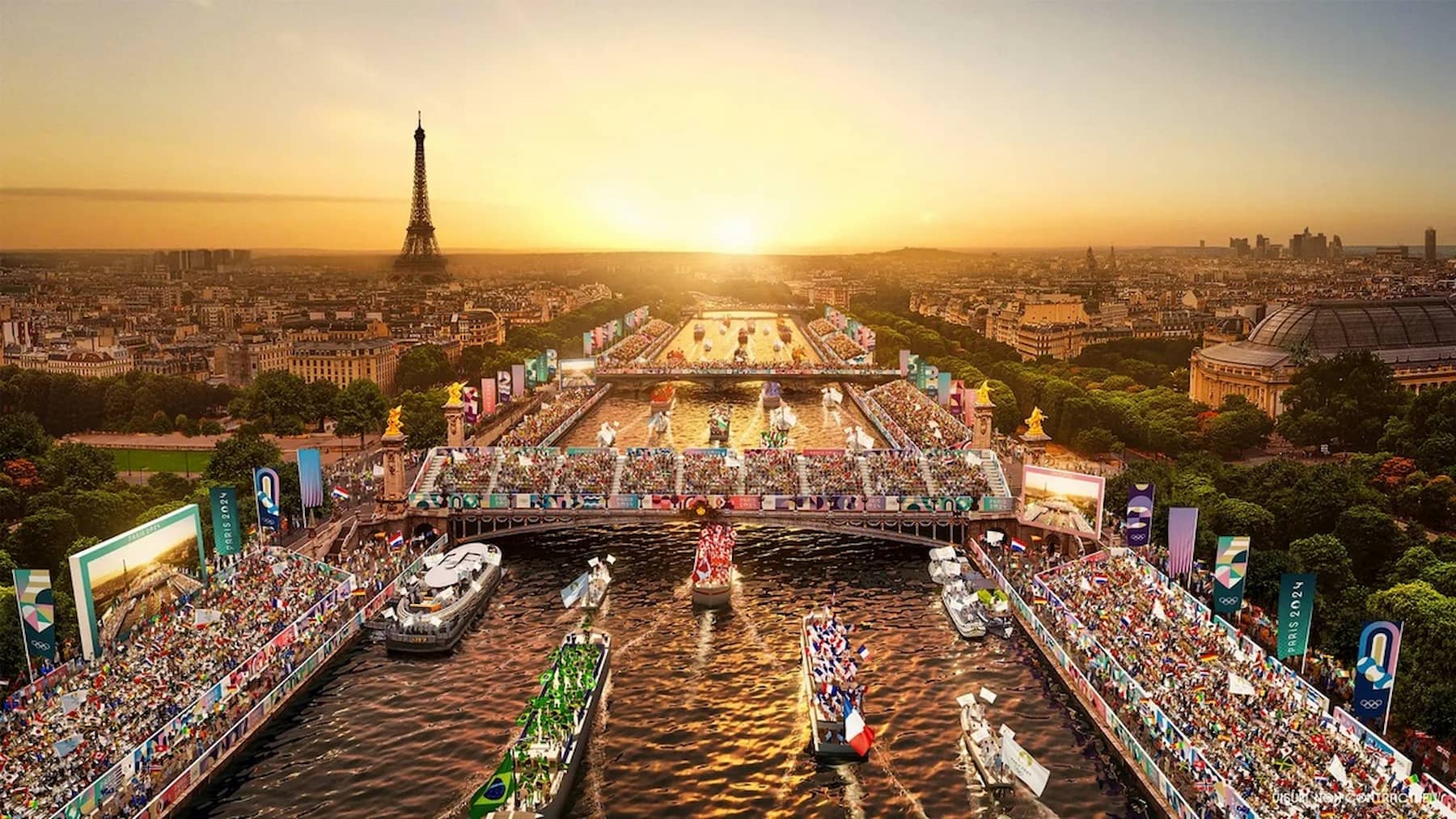 2024 巴黎奧運7大亮點一次看：塞納河上舉辦開幕式，艾菲爾鐵塔前打排球